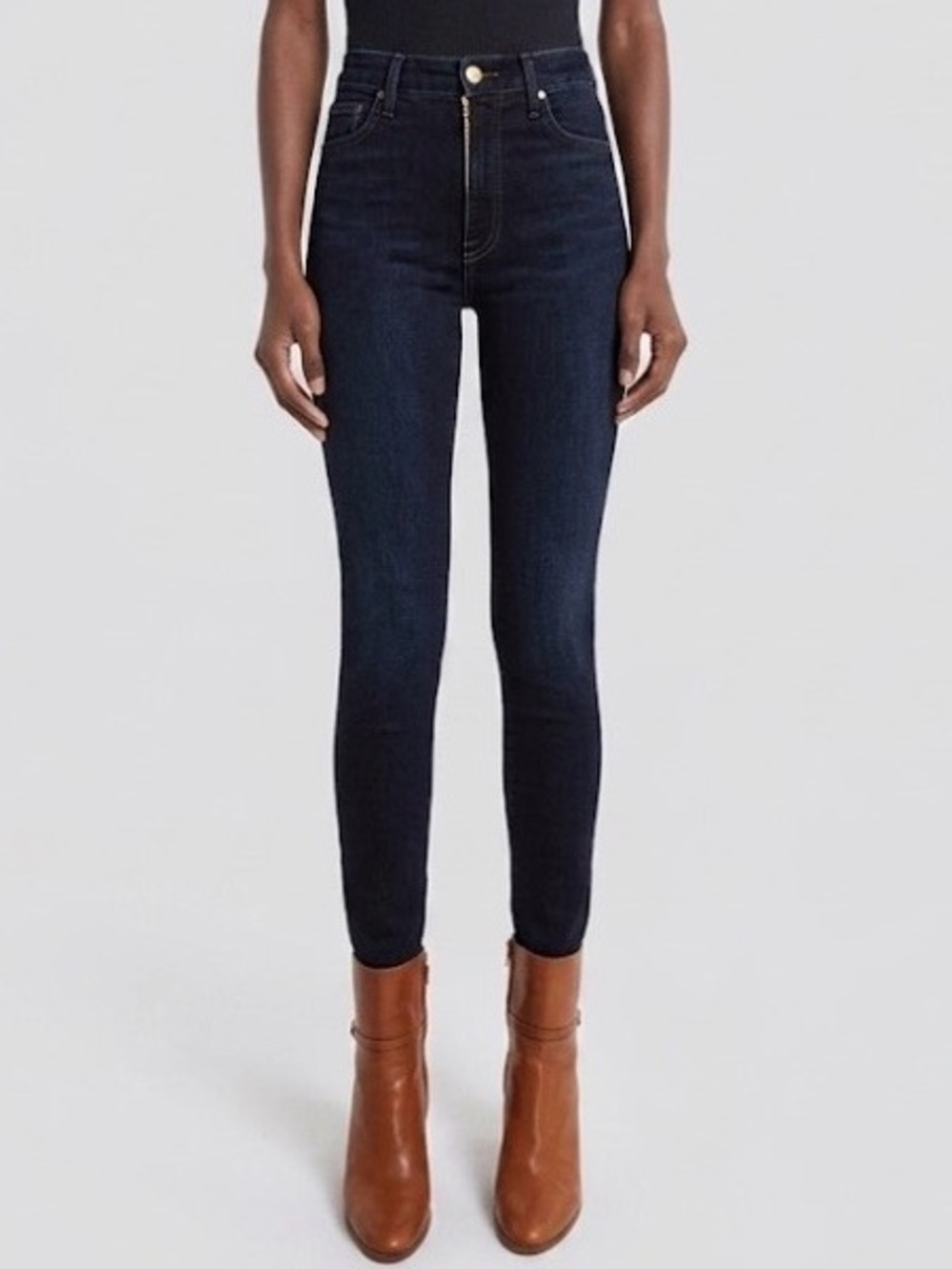MOTHER High Waisted Looker Skinny Jeans